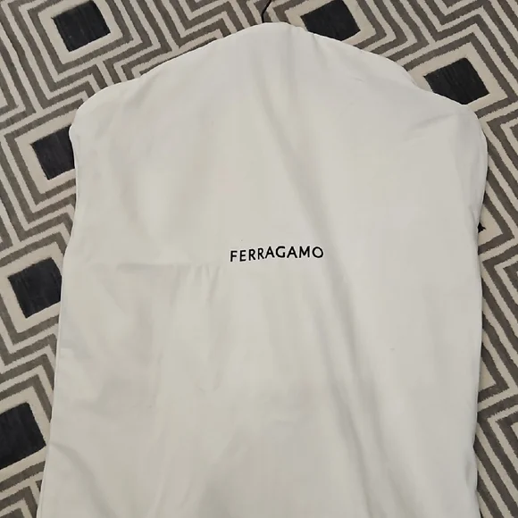 Salvatore Ferragamo White Canvas Garment Cover - Picture 3 of 6